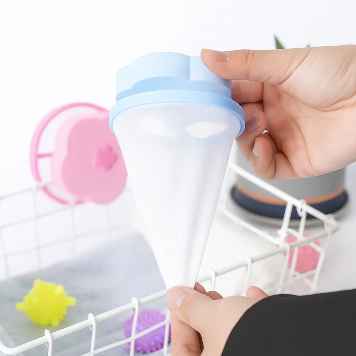 Washing Machine Pet Hair Catcher Capsules — 4-Pack