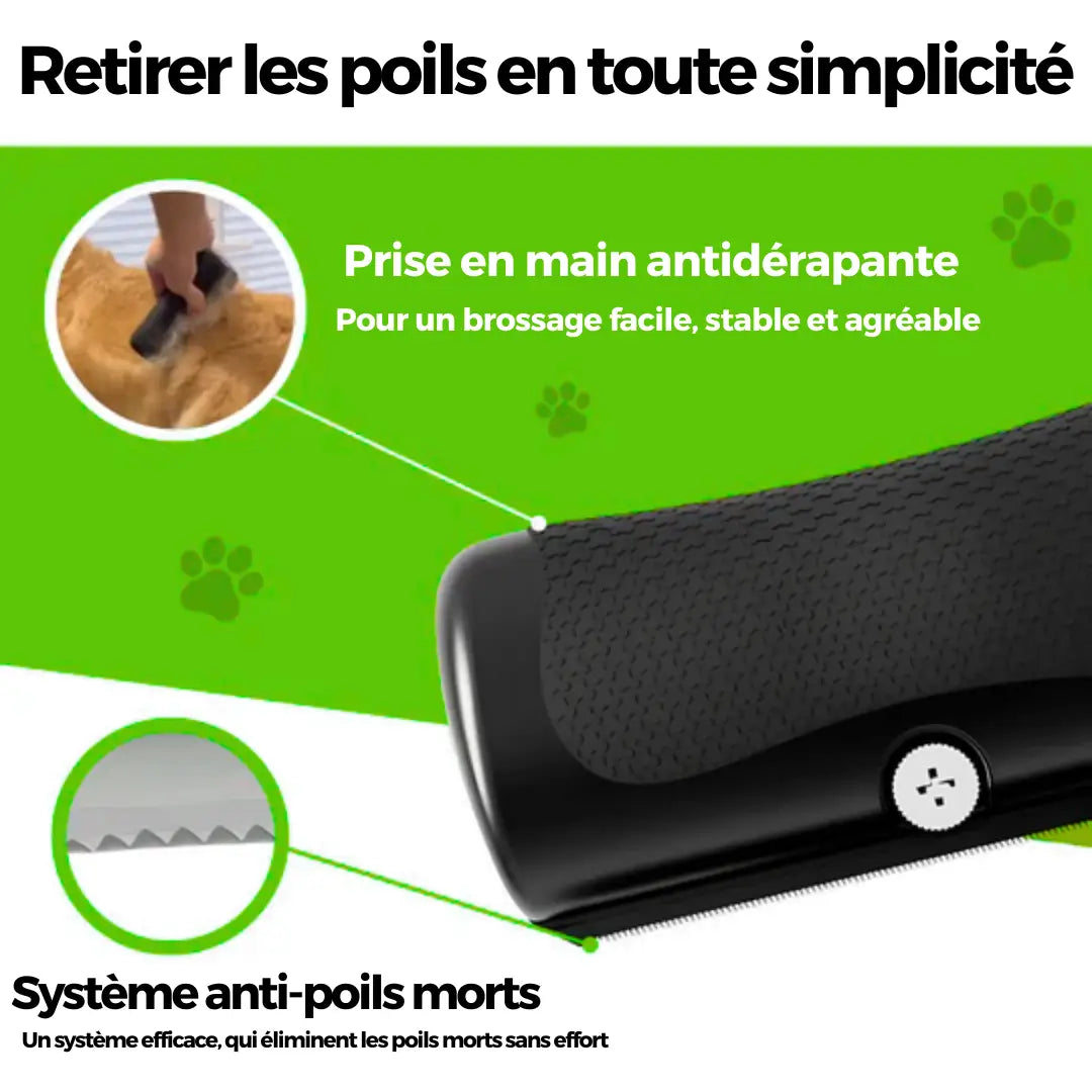 PelageZen Brush – Removes 95% of Pet Hair in 2 Minutes