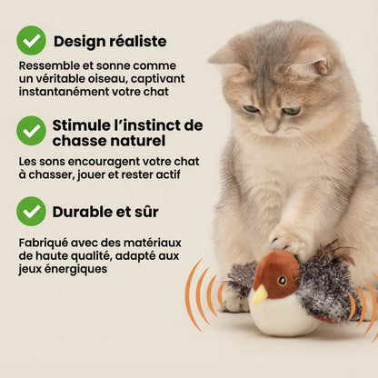 Zenopet® Realistic Interactive Bird for Cats